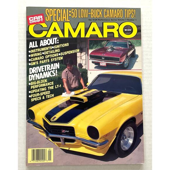 Car Craft Vintage Magazine Volume 4 No 1 Camaro EUC - Picture 1 of 3